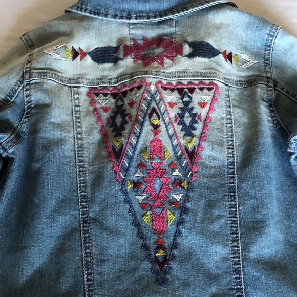 Girls size 12 Mudd Girls Denim Jacket - Picture 5 of 10